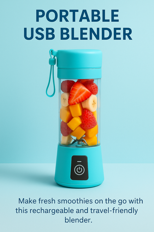Portable Electric 6 Blade USB Juice Maker (380 ml)